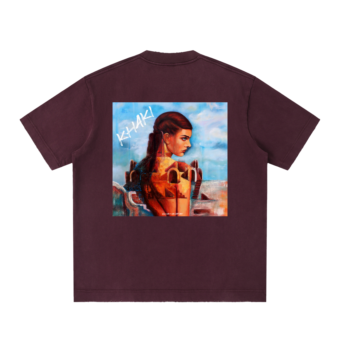 Bloom Of The Desert - Heavyweight Frayed T-Shirt
