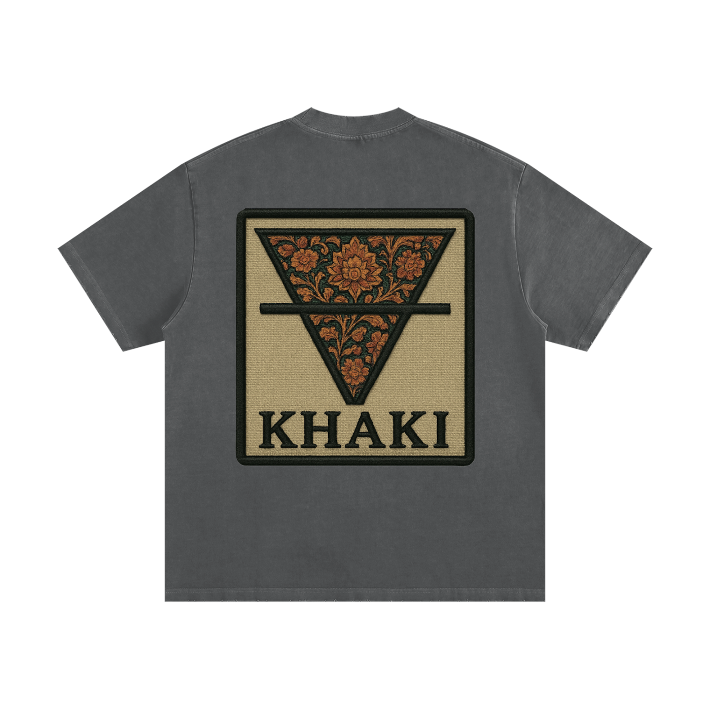 Earth Logo - Heavyweight Fray T-Shirt