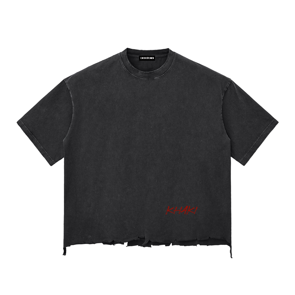 Persian Earth Raw-Hem T-shirt