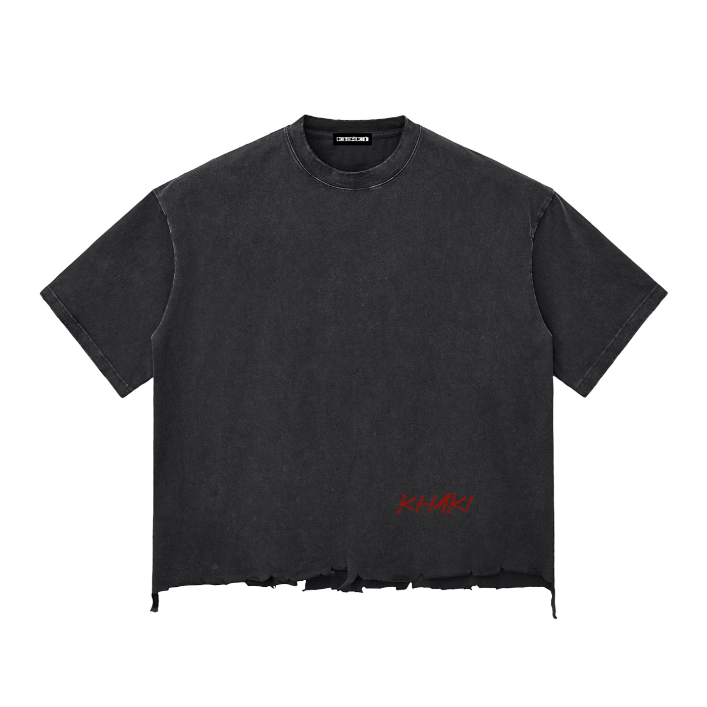 Persian Earth Raw-Hem T-shirt