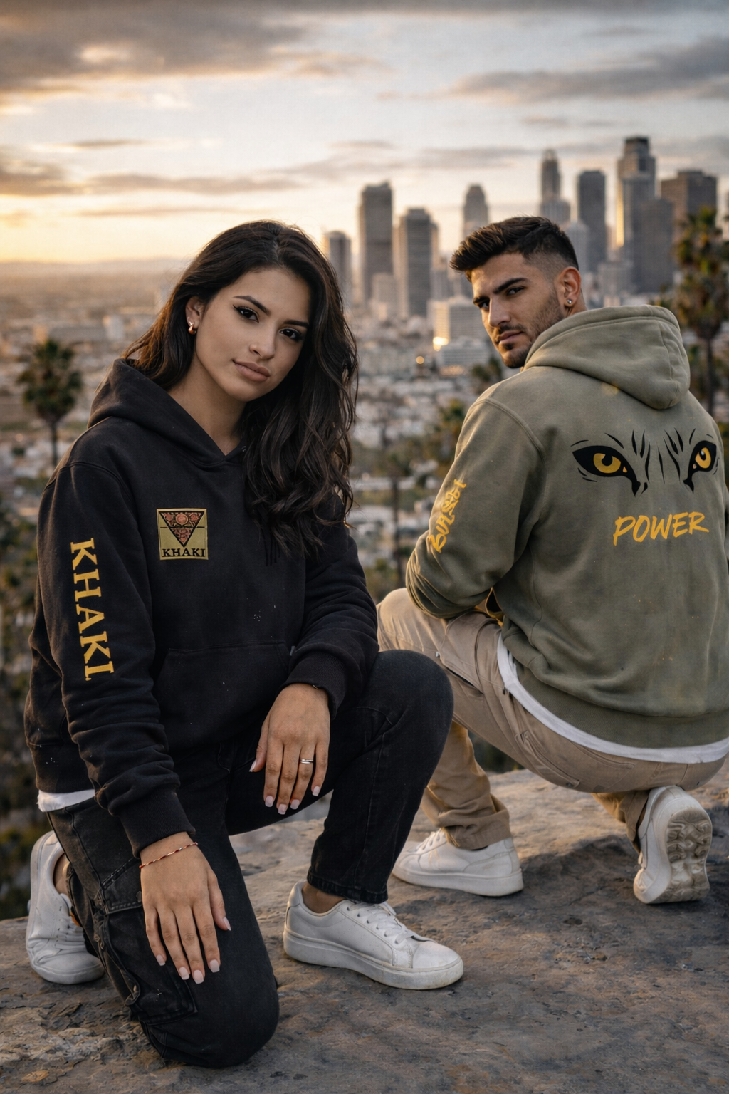 Courage Tiger Eyes Hoodie