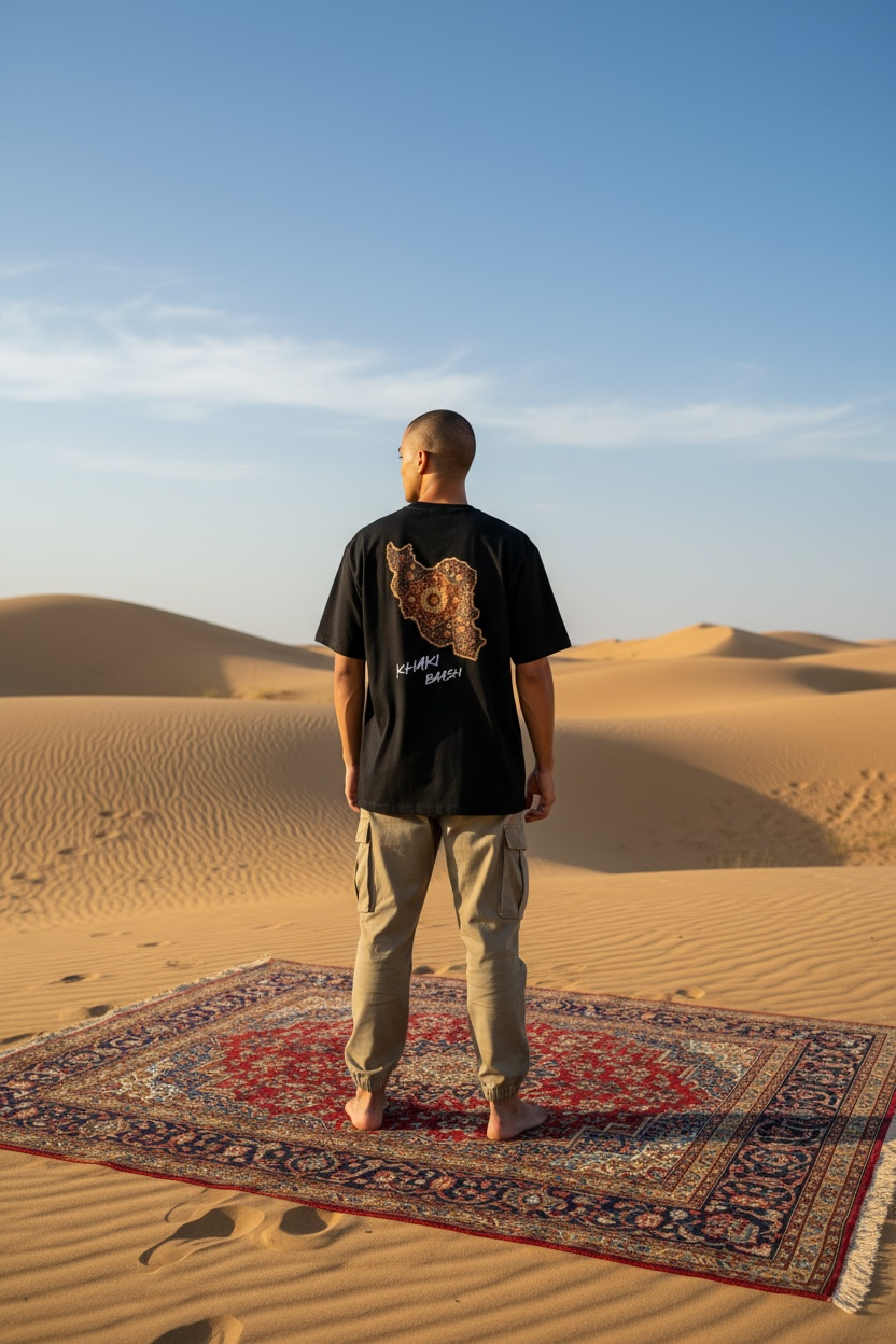 Khaki Bash Tee — Stay Grounded
