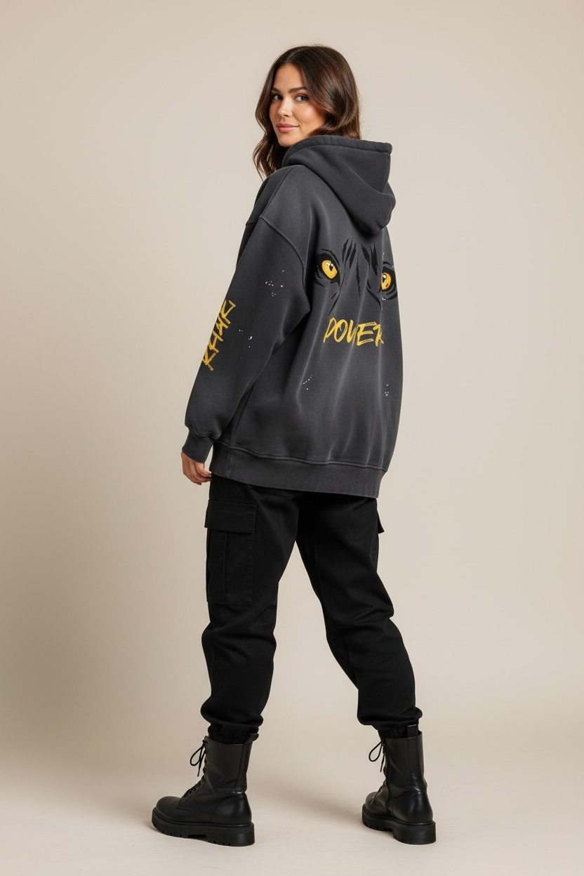 Courage Tiger Eyes Hoodie
