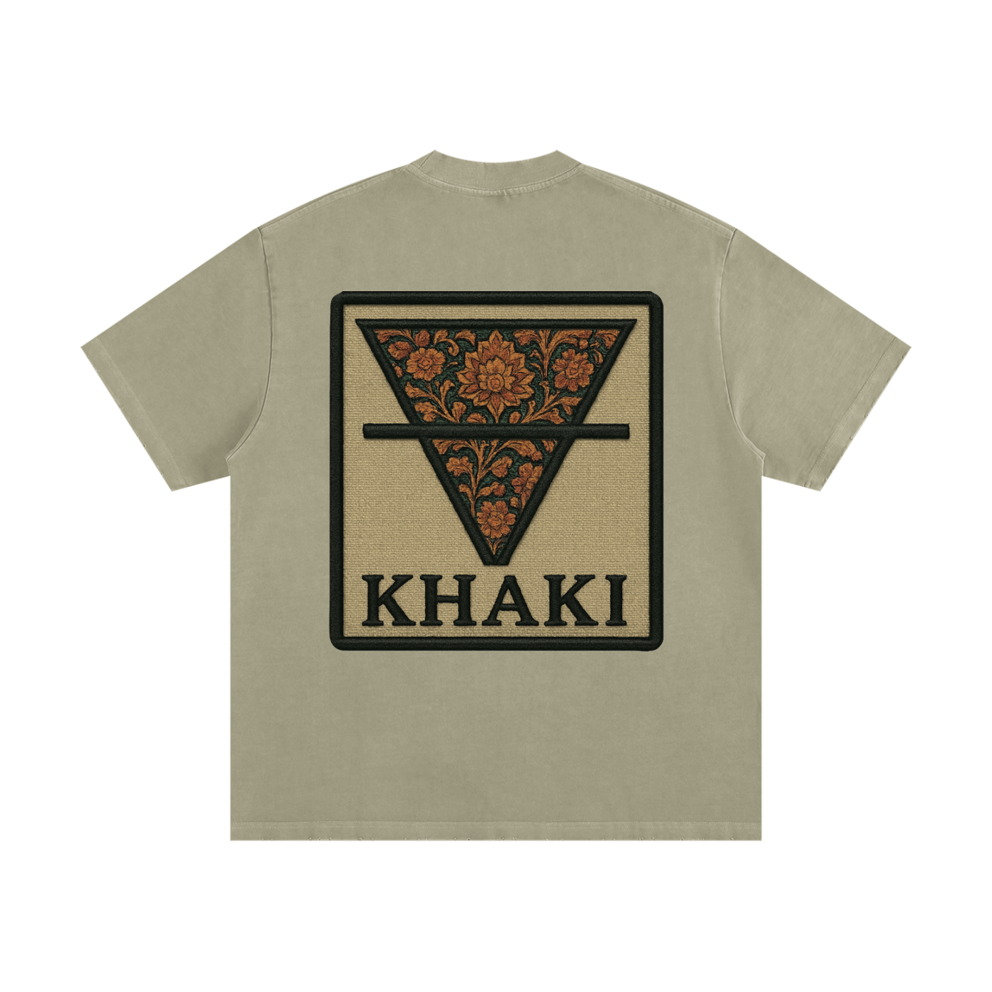 Earth Logo - Heavyweight Fray T-Shirt