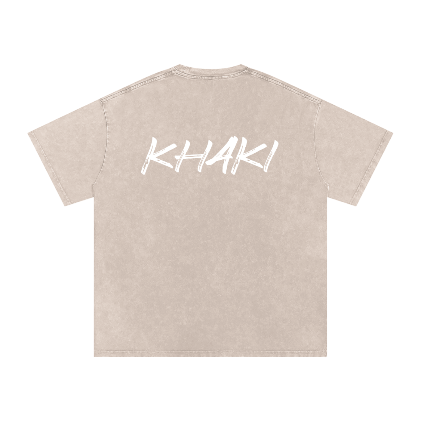 Khaki Basic - Snow Washed T-Shirt