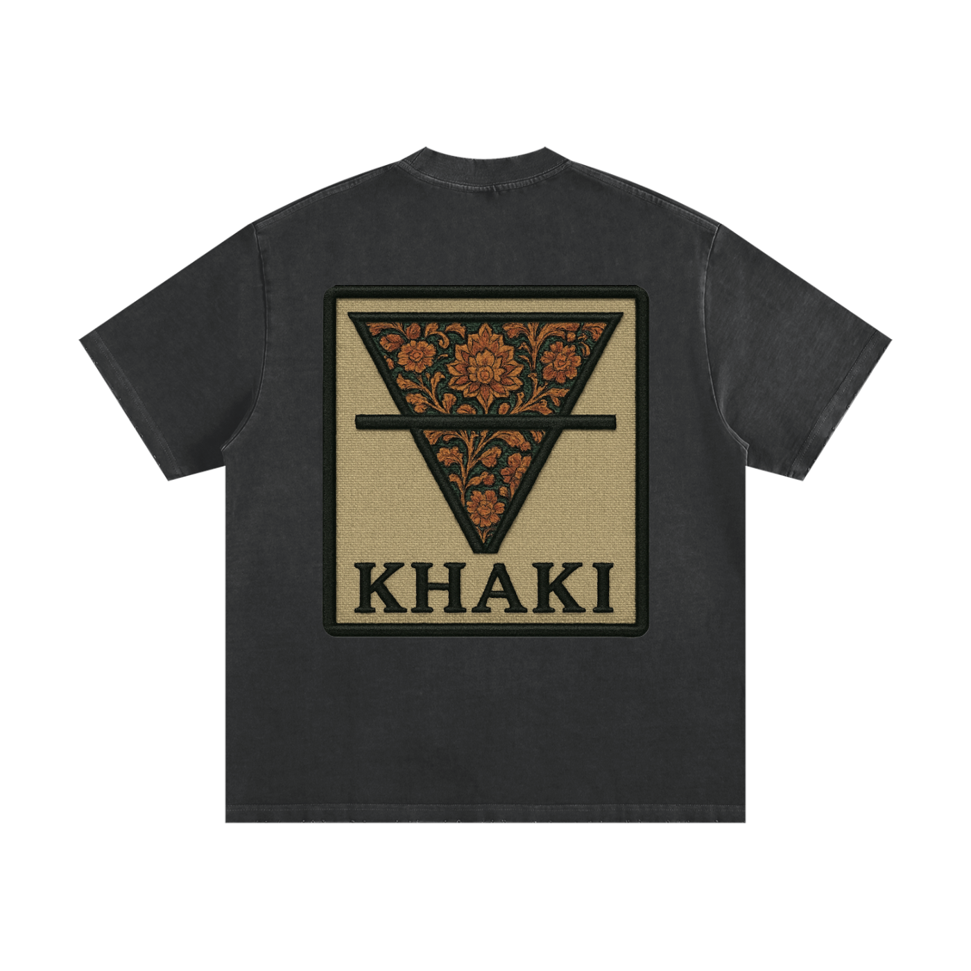 Earth Logo - Heavyweight Fray T-Shirt